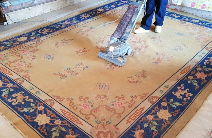 Antique Rug Cleaning Process