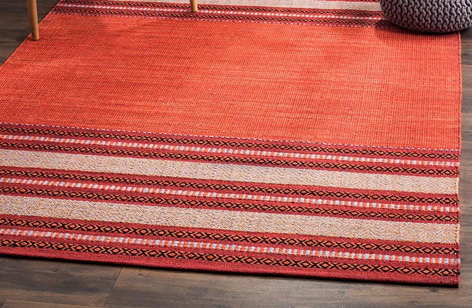 flatewave cotton hand knotted clean area rugs