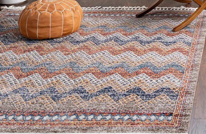 interior flat weave rug