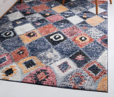 Modern living room rug