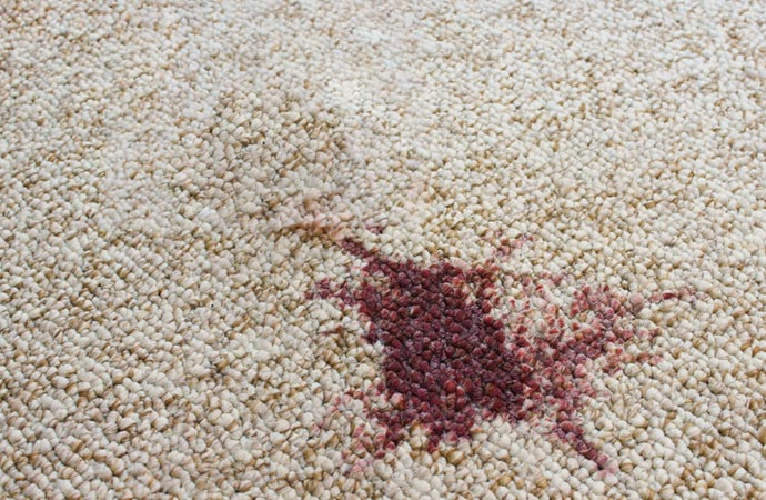 Rug beet stain