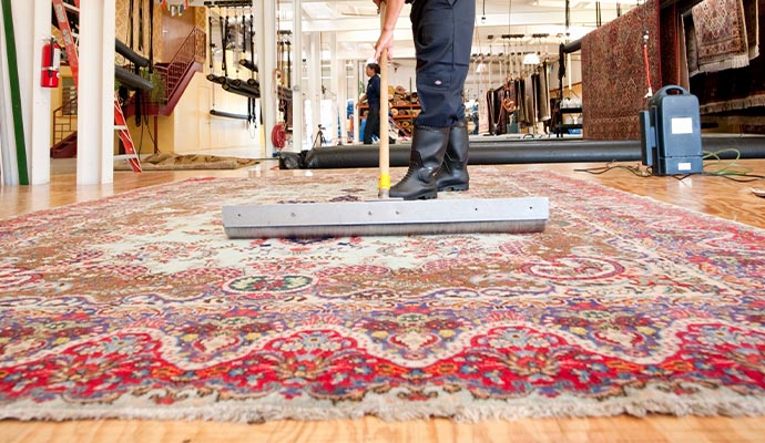 rug cleaning and dusting