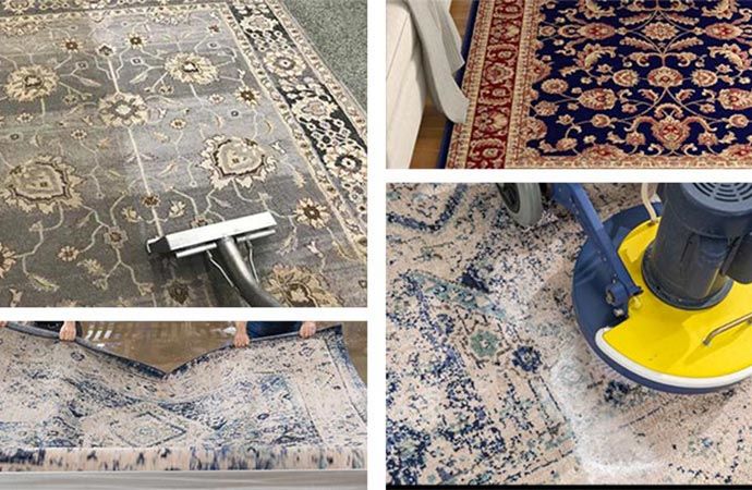 Rug cleaning process
