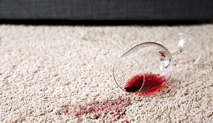 blot spill stain removal