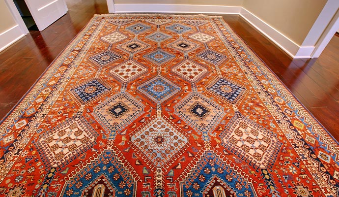 fire damaged rug