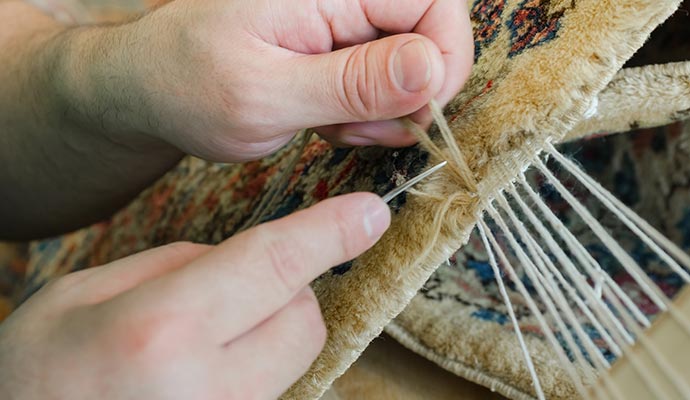 rug serging and binding